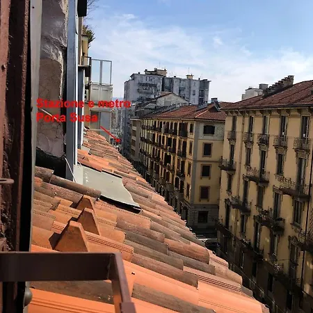 Bellissima Mansarda A 200m Da Porta Susa 公寓 *